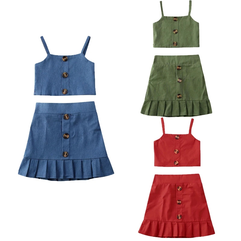 Блузка летняя однотонная без рукавов + юбка-трапеция с кисточками 3 цвета | Мать и