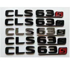 Хромированные черные буквы, номер в багажнике, эмблема, значок, наклейка для Mercedes Benz C218 C257 X218 CLS63s CLS63 S AMG