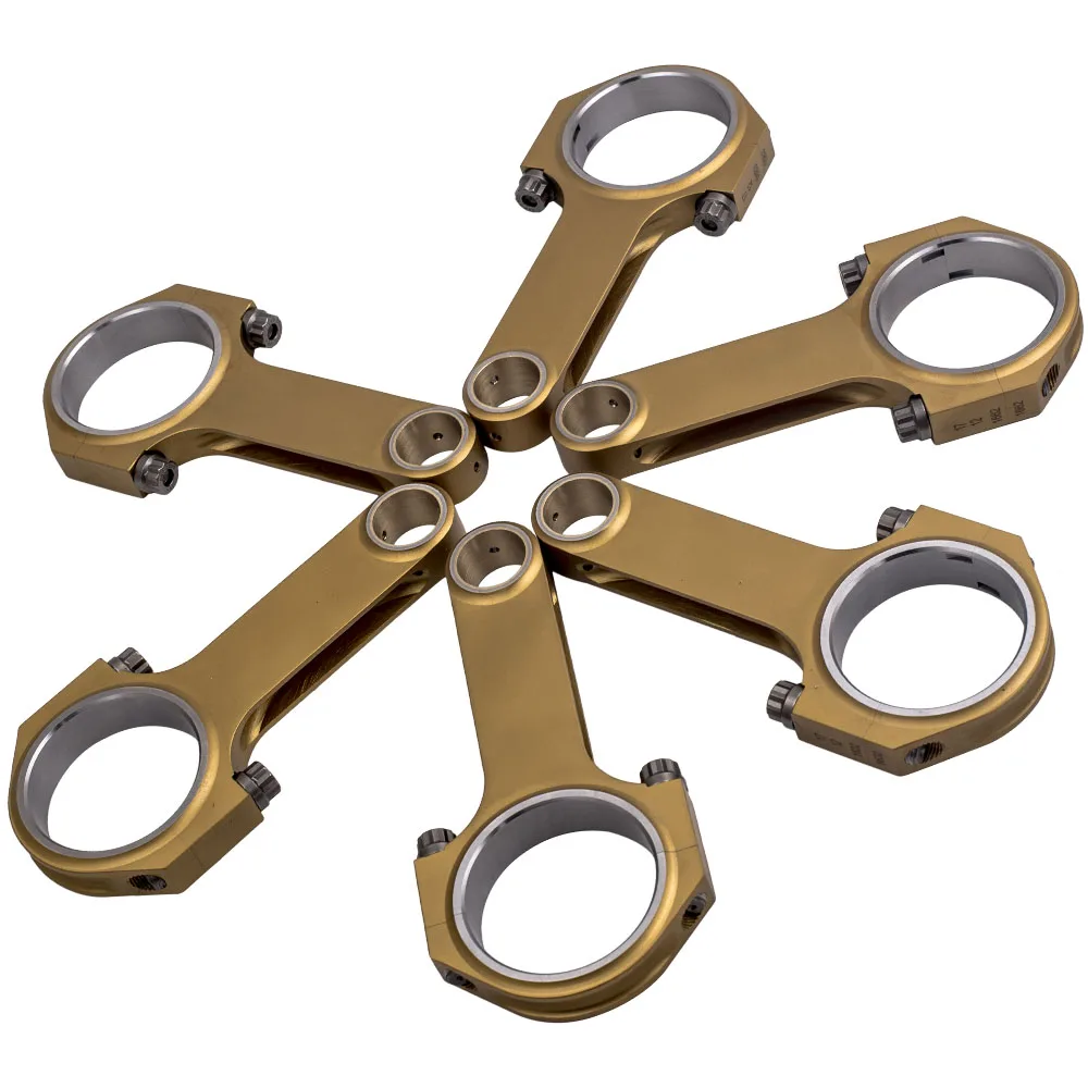 

Titanizing Connecting Rods for Porsche 993 996 GT2 turbo Conrods 127mm ARP 2000 Bolts 800HP+ TUV Genuine 3/8" ARP 2000 bolts