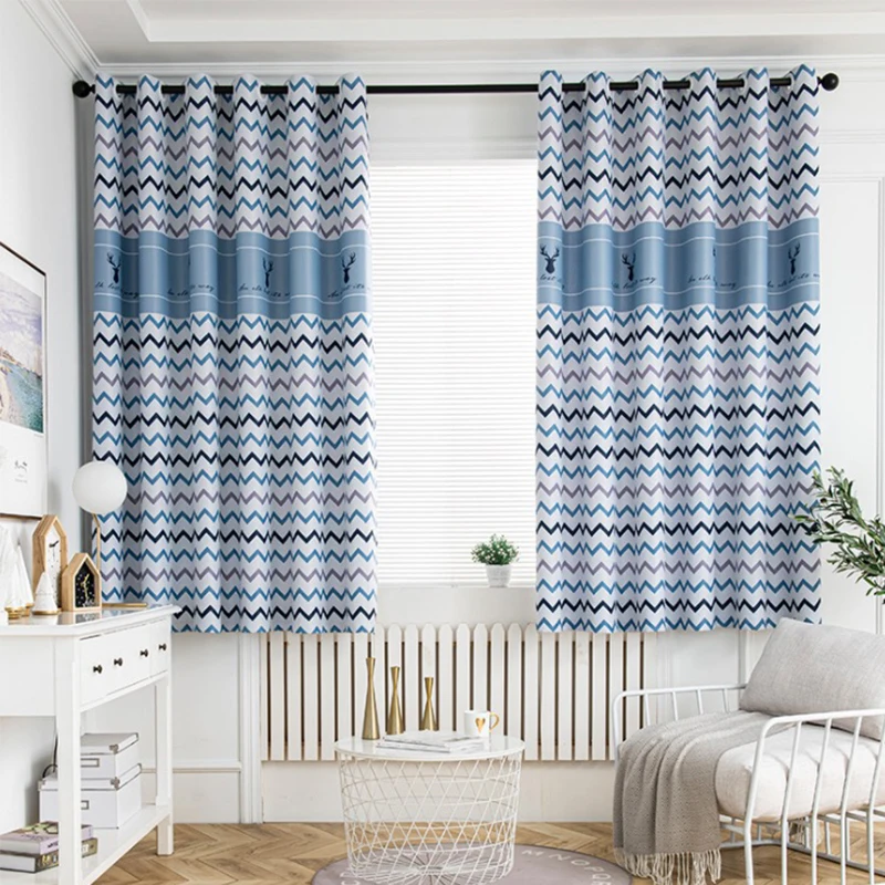 

Короткие светонепроницаемые шторы для спальни, гостиной, шторы для окон, маленькие кухонные шторы, однотонные, домашний декор