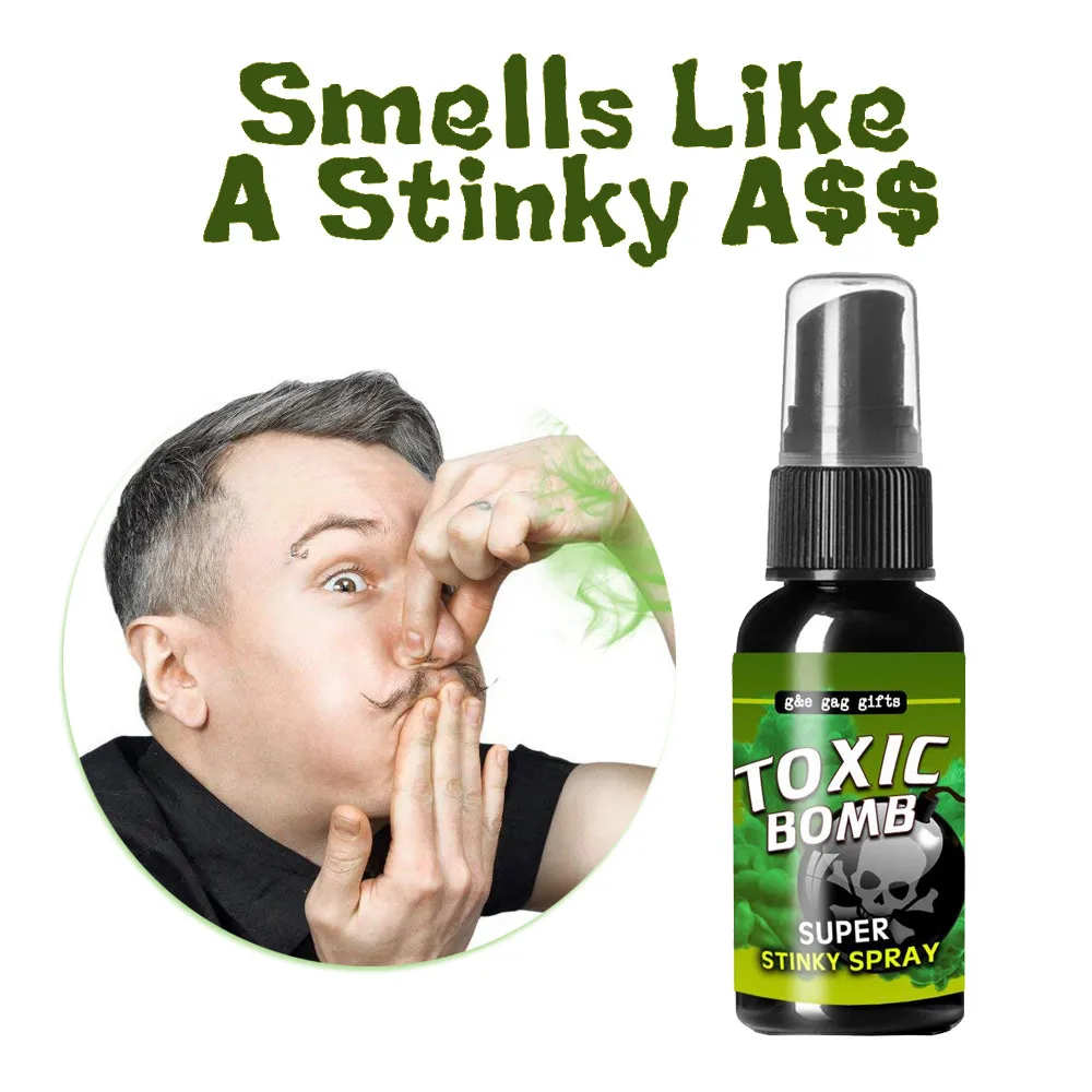 

Halloween Fun Toys Novelties Liquid Fart Gag Prank Joke Spray Can Stink Bomb Smelly Stinky Gas April Fool's Day Antistress30ML
