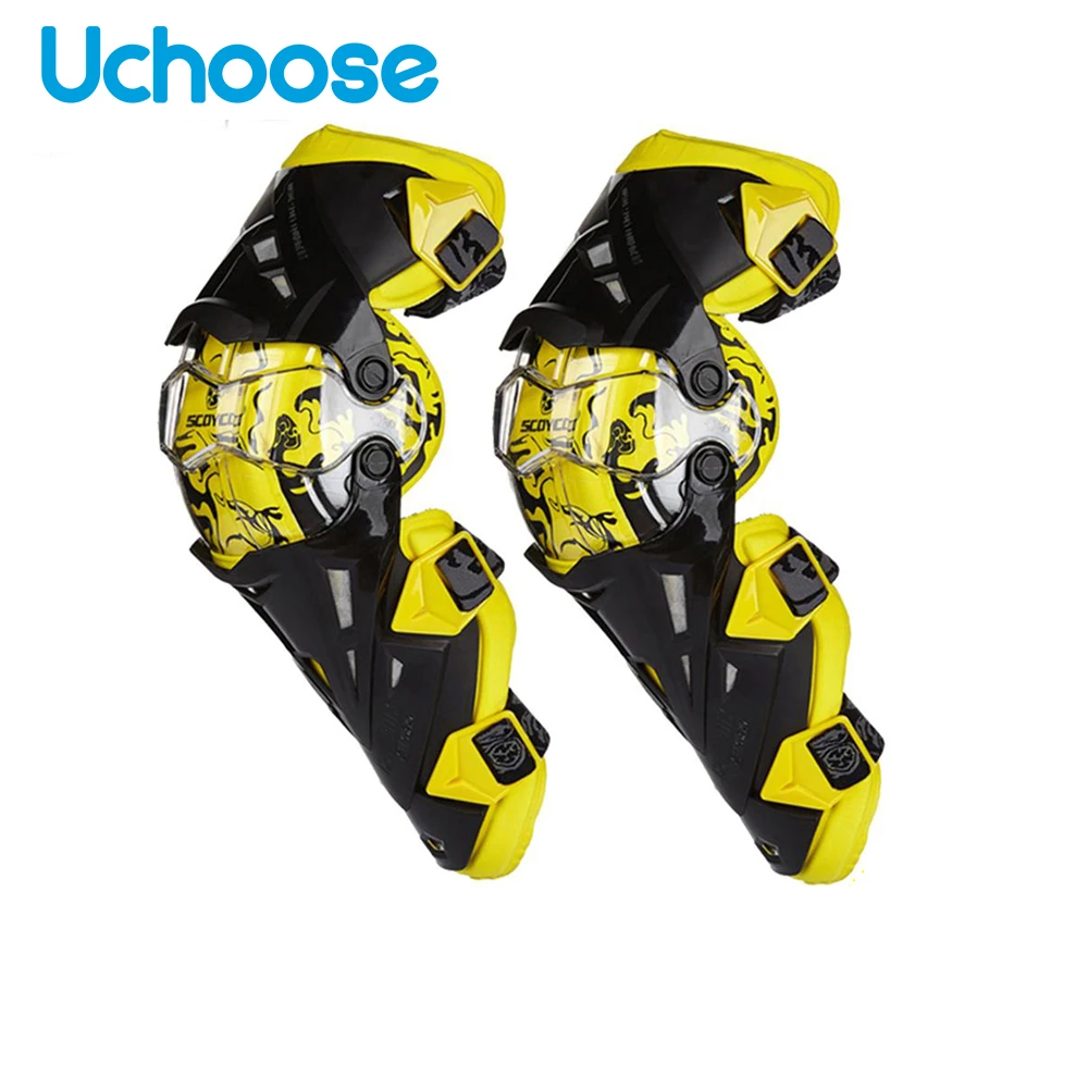Наколенник Scoyco шарнирное Защитное снаряжение для езды на мотоцикле | Автомобили