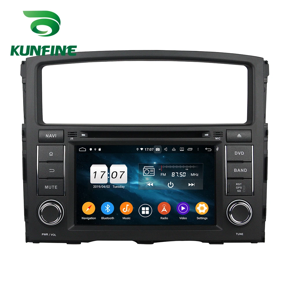 Мультимедийный плеер Mitsubishi Pajero Android 9 0 восемь ядер 4 Гб ОЗУ 64 ПЗУ DVD GPS навигация