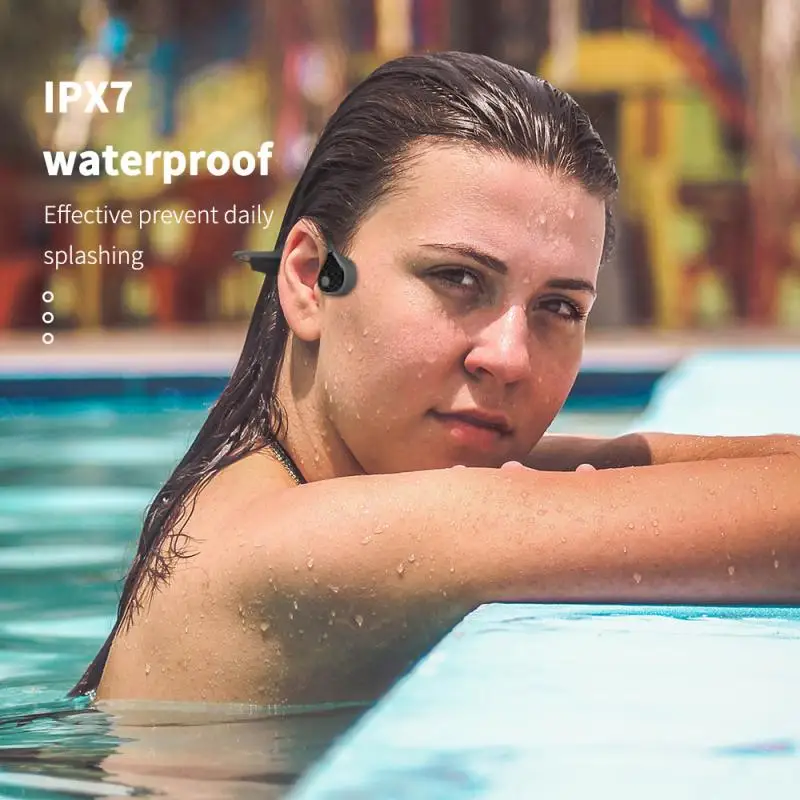 

New Bluetooth Earphone With Bone Conduction Wireless 5.0 Headset Sports Waterproof Earbuds Headphone