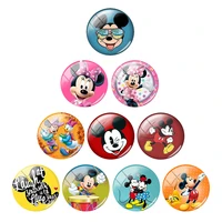 disney mickey mouse mickey minnie animated character 12mm15mm16mm18mm20mm photo glass cabochon dome flat back decoration