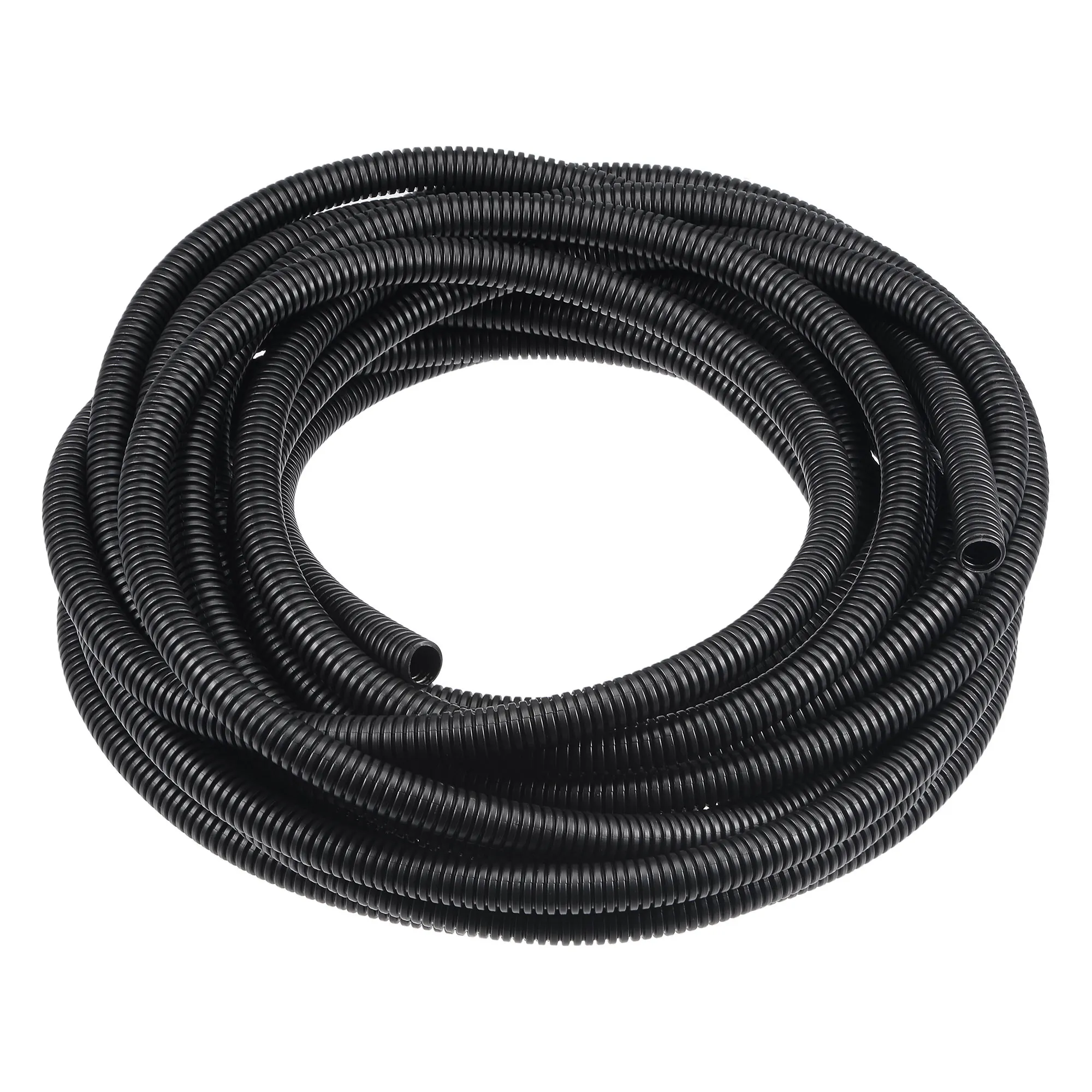 

Uxcell 9 x 12 mm PP Flexible Corrugated Conduit Tube 10M for Garden Office Black