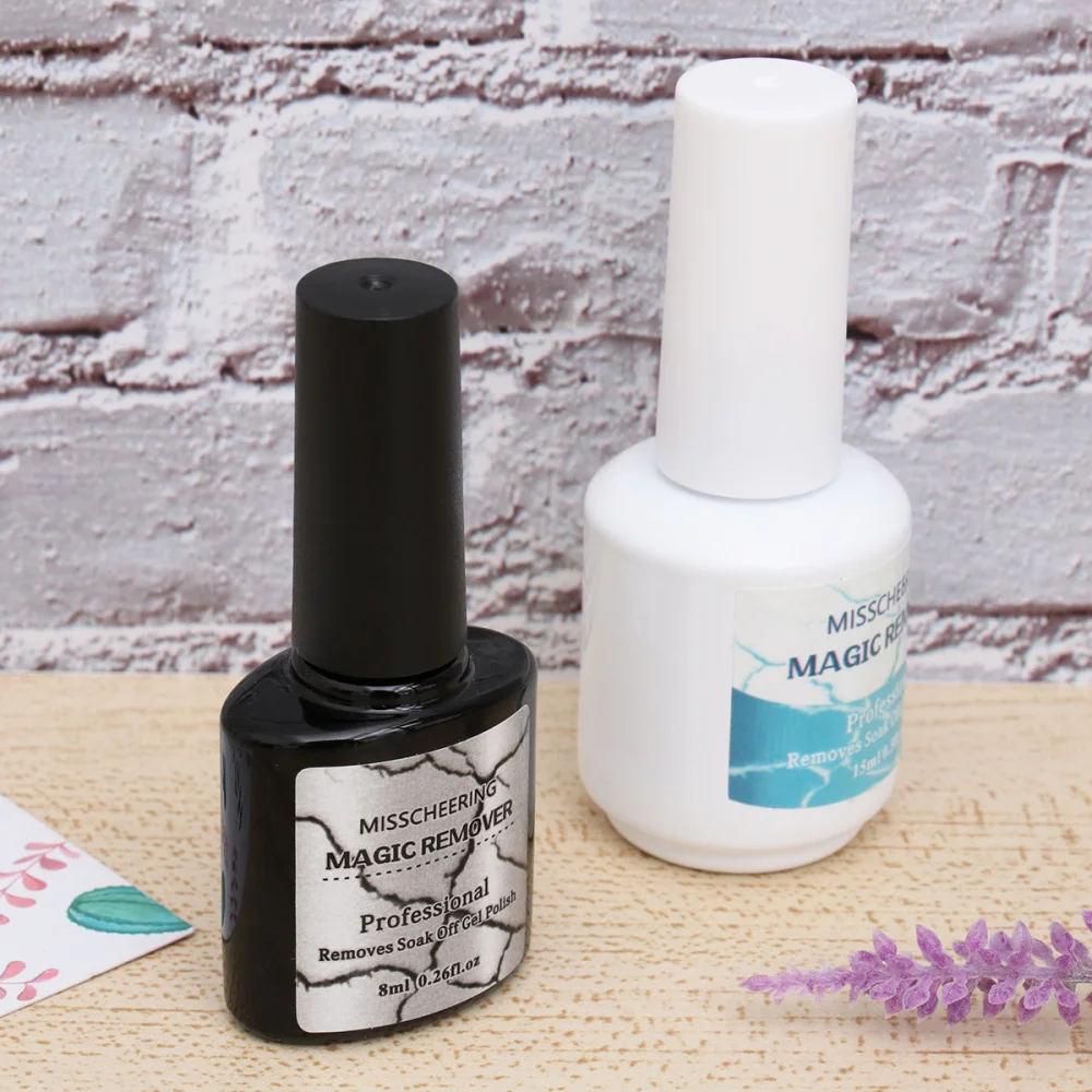 

2 pcs Explosive Nail Remover Nail Remover Nail Polish Remover for 8ml and 15ml