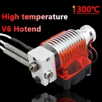 e3d v6 hotend kit high temperature version 300 degrees 3d printer parts 0 41 75mm j head remote extruder 12v 24v