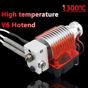 e3d v6 hotend kit high temperature version 300 degrees 3d printer parts 0 41 75mm j head remote extruder 12v 24v free global shipping