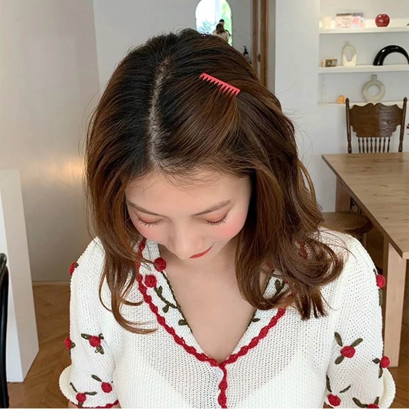 Металлическая заколка для волос в японском и корейском стиле девочек милая