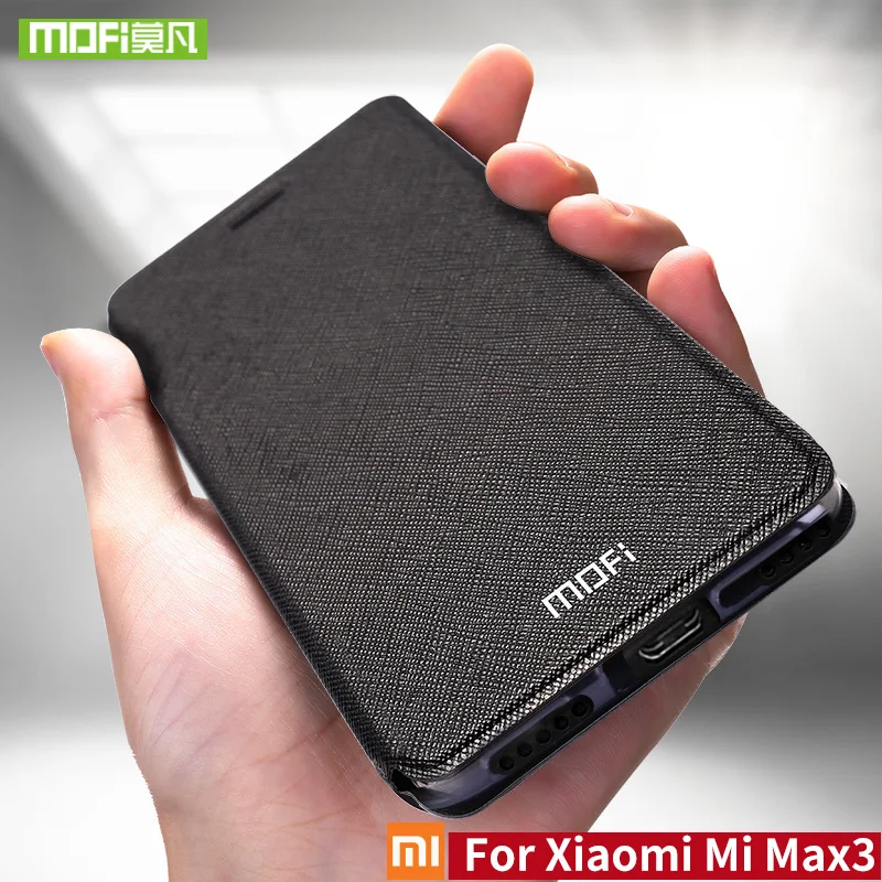 Mofi Тонкий флип-чехол для Xiaomi mi Max 3/mi Max 2/mi Max чехол из искусственной кожи+ чехол из термополиуретана и силикона чехол для телефона