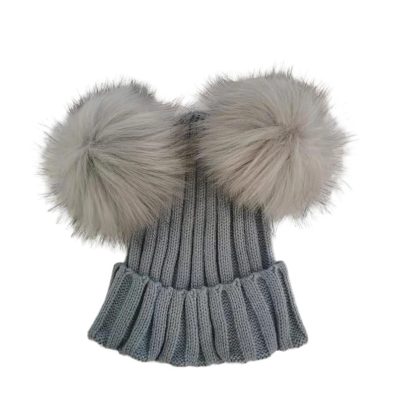 Зимние шапки для детей детская шапка с помпоном шапочка девочки малыша ушанка