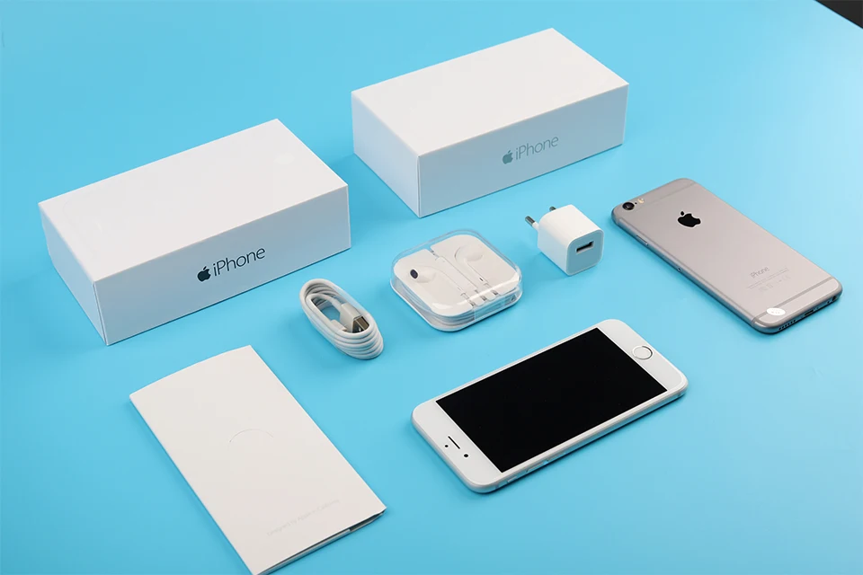 Apple iPhone 6 двухъядерный IOS мобильный телефон 4," 1 ГБ ОЗУ 16 Гб/64 Гб/128 Гб ПЗУ iOS 8.0MP wifi 4G LTE разблокированный смартфон
