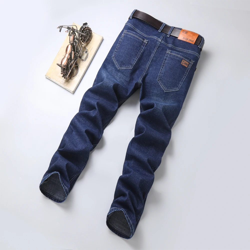 Джинсы мужские стрейчевые Стрейчевые прямые брюки модель Smart Casual весна-осень |