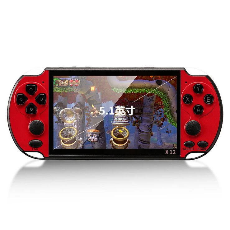 Портативная мини-консоль X12 С ЖК-дисплеем 5 1 дюйма Карманная игровая