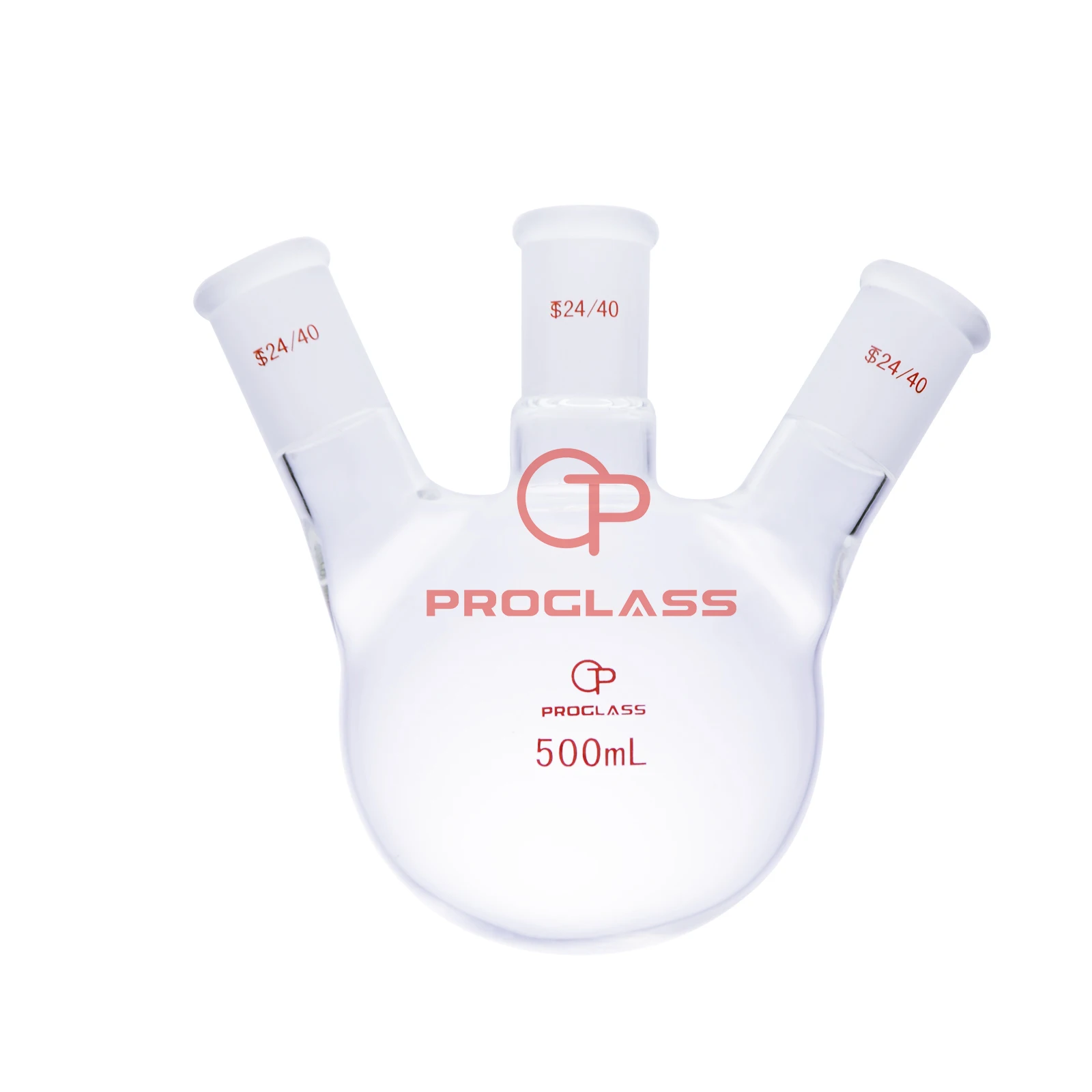 Фляга с тремя горлышками и круглым дном 24/40 ручное понижение 100 мл ~ 2000 | Канцтовары