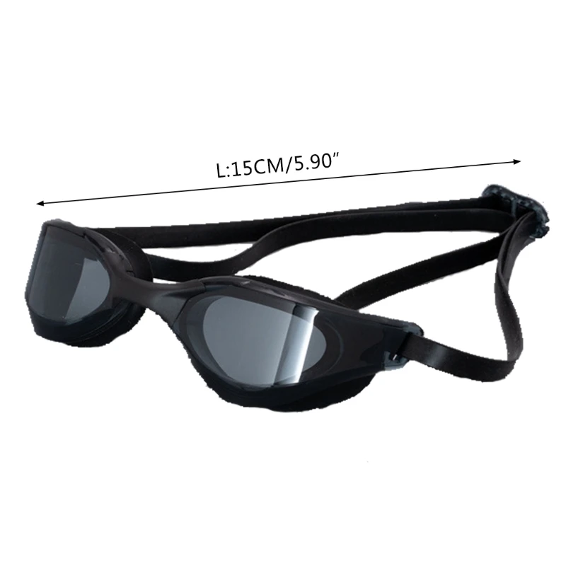 

Swimming Goggles, Silicone Swim Goggles UV Protection Watertight Anti-Fog Adjustable Strap Comfortable with Case D5QD