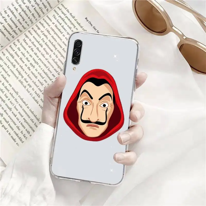 

Spain TV Paper Home Phone Case Transparent Clear For Samsung Galaxy A71 A21s S8 S9 S10 plus note 20 ultra