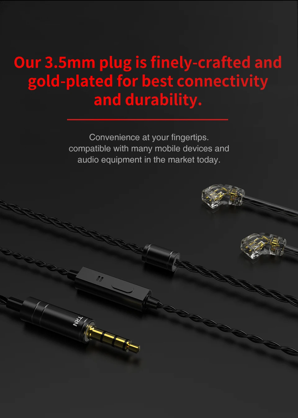 TRN BA5 5BA драйвер Untis металлические наушники в ухо IEM HIFI монитор Бег Спорт гарнитура сценическая Съемная 2Pin KZZSX CCAC12 TRN V90