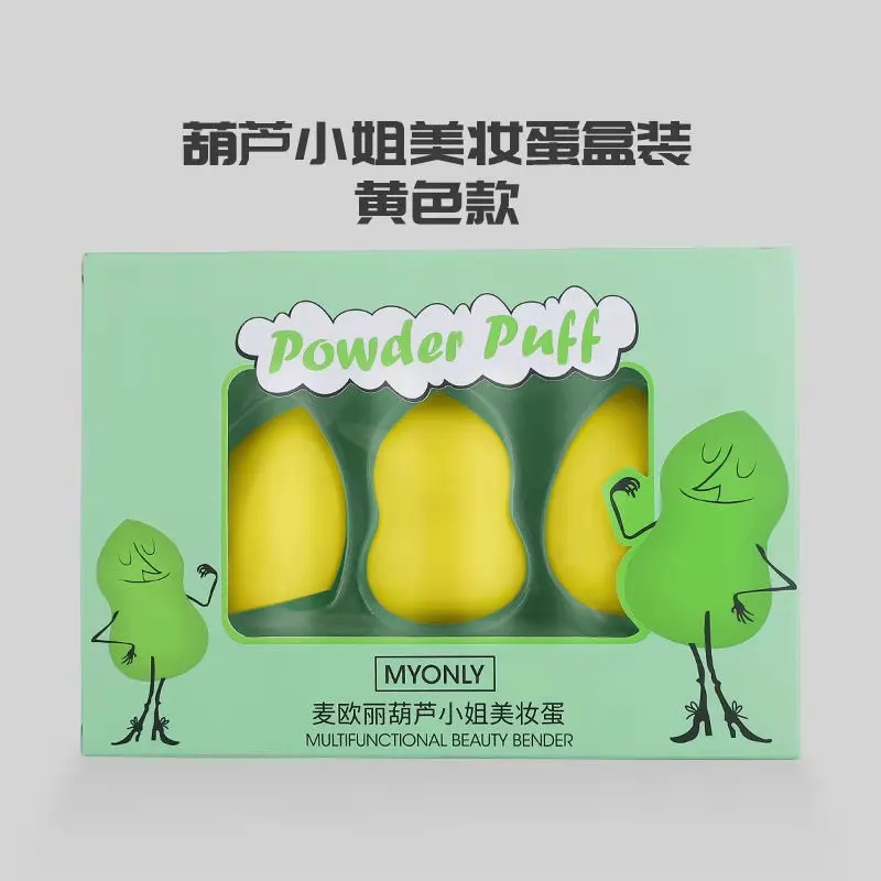 

3 шт./компл. Косметическая пуховка, Подарочная коробка, пуховка для пудры для основы, красочная Подушка, косметическое яйцо, спонж для макияж...