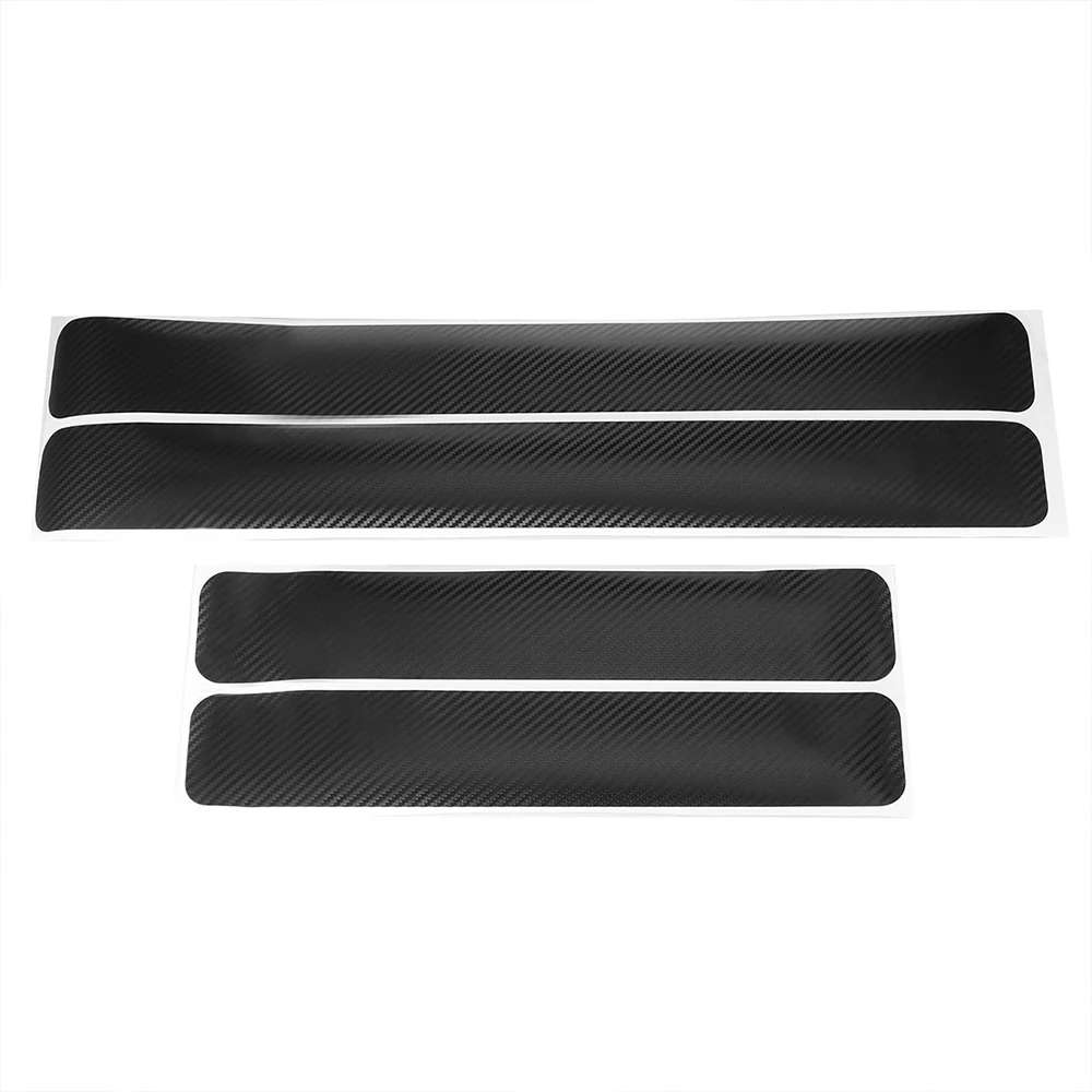 Наклейки из углеродного волокна защитные накладки для боковых дверей порог
