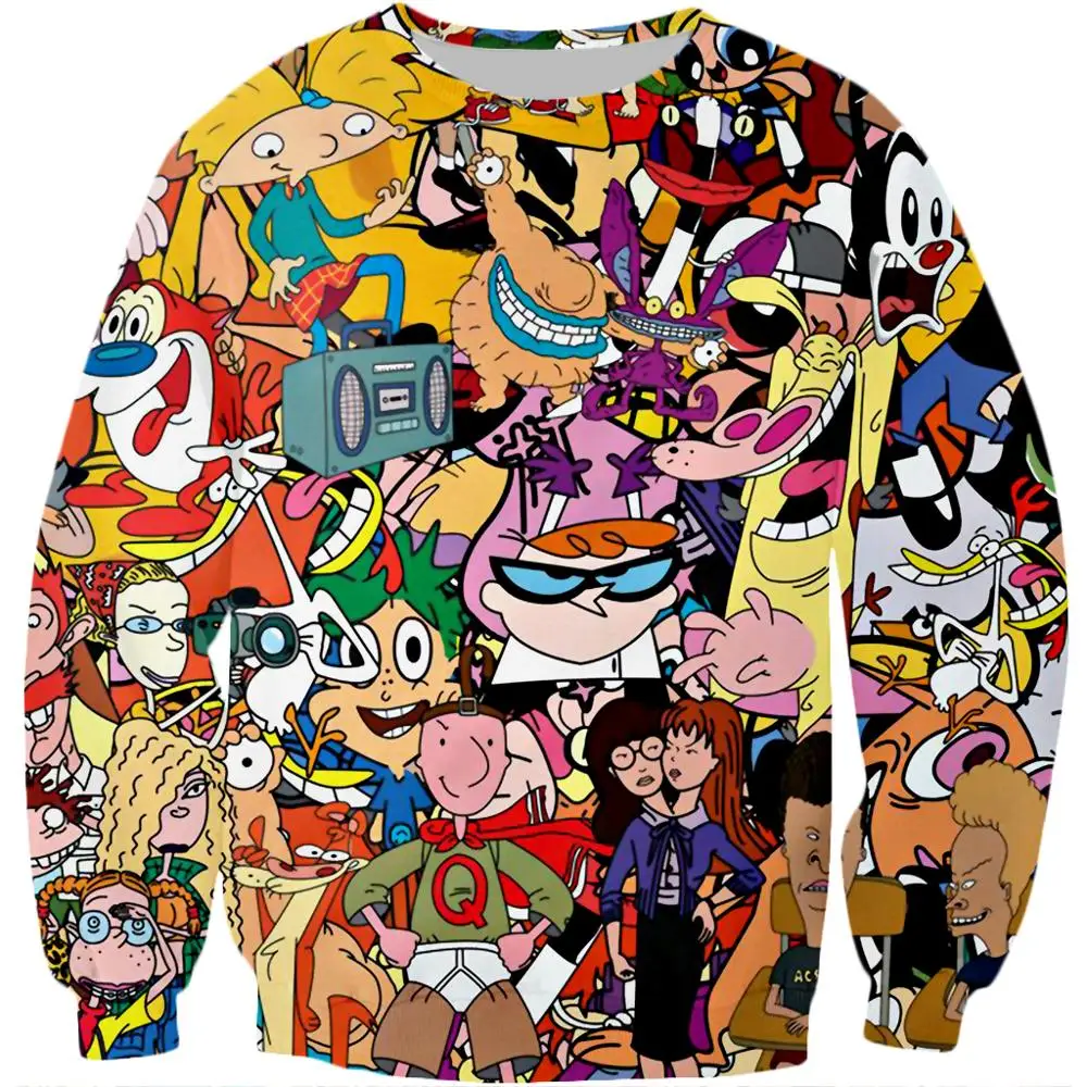 

PLstar Cosmos Drop shipping Fashion Men hoodies Cartoon Totally 90's 3D Print Unisex Hoodie streetwear Casual Hooded Sweatshirt