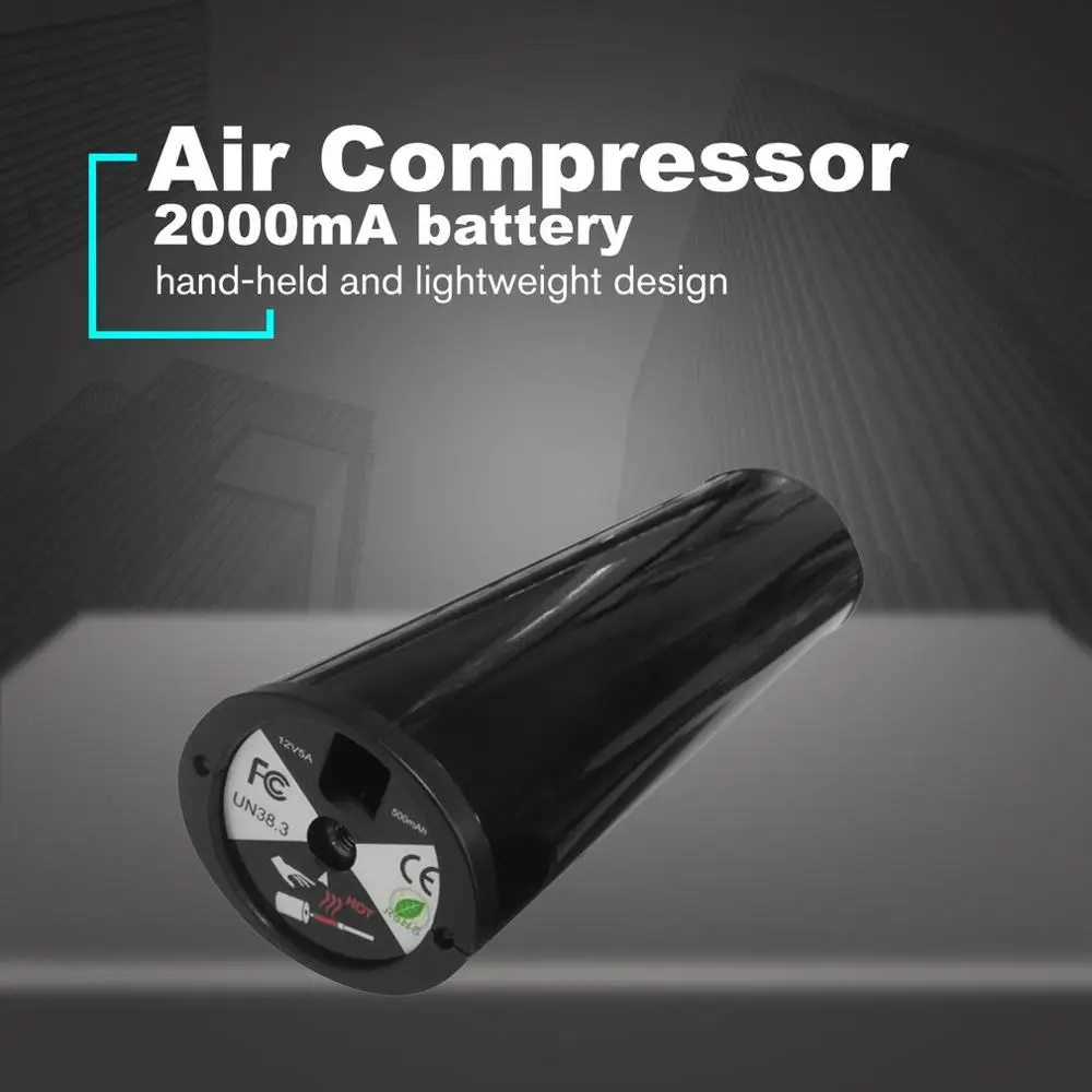 Black 150PSI мини-насос электрический портативный автомобильный велосипедный насос Электрический автоматический воздушный компрессор велосипедные насосы ЕС вилка с ЖК-дисплеем - Название цвета: Black