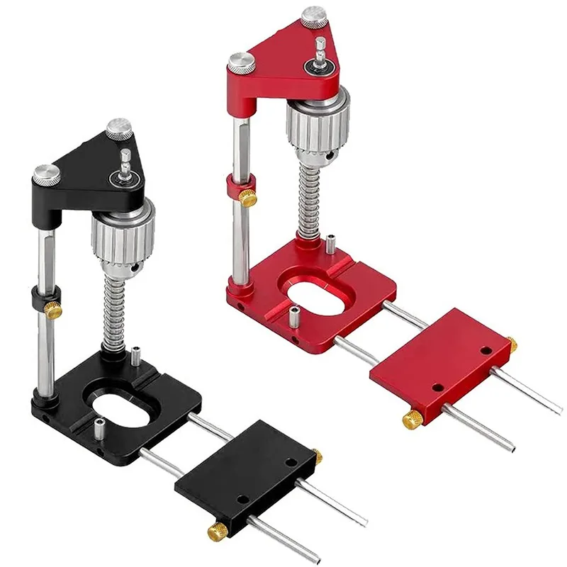 

Woodworking Drill Locator Punch Locator Labor Saving Alloy Steel Woodworking Drilling Template Guide Drill Press Machine Tool