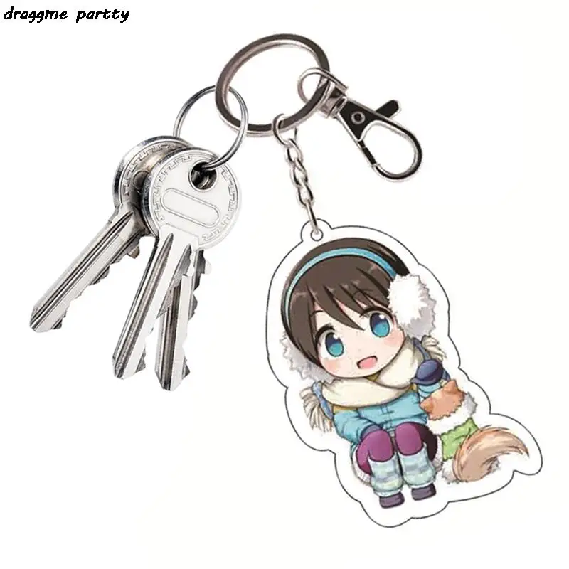 Двусторонний акриловый брелок для ключей с фигуркой в виде сумки | Украшения и