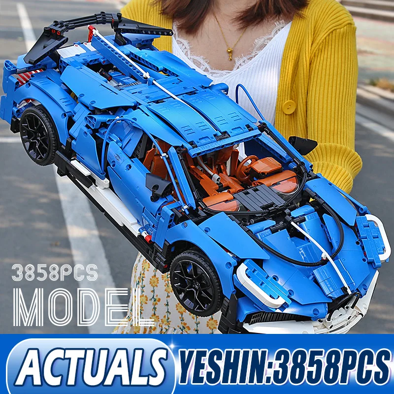 Высокотехнологичная спортивная гоночная модель автомобиля Mould King 13125