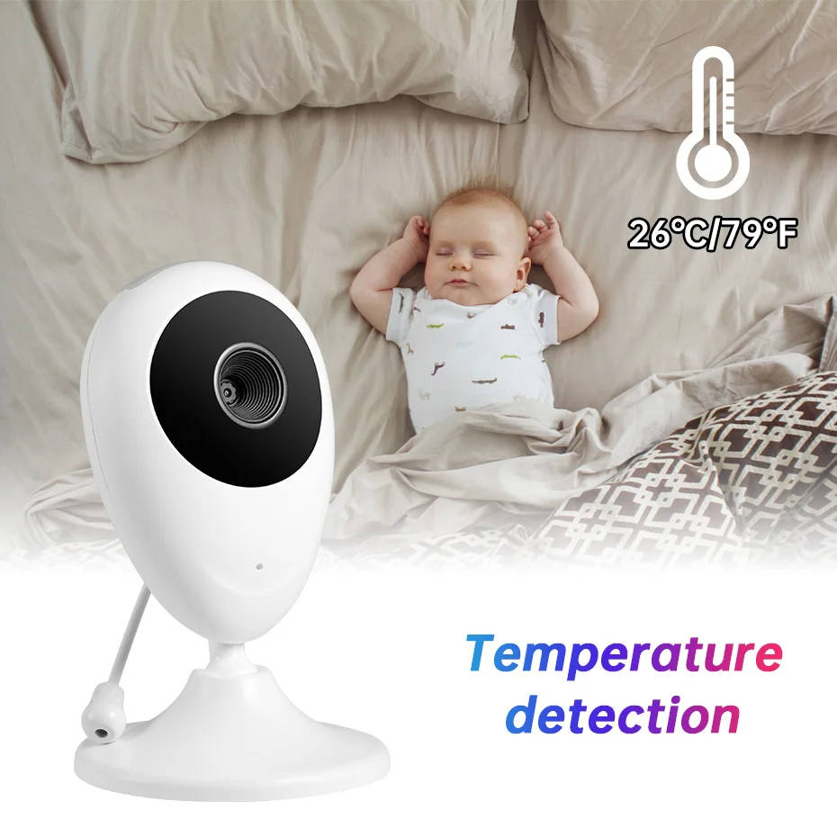 KERUI Baby Camera Wireless Video Nanny Monitor 2.4 inch TFT Screen Babysitter Temperature Detection Lullabies Night Vision |
