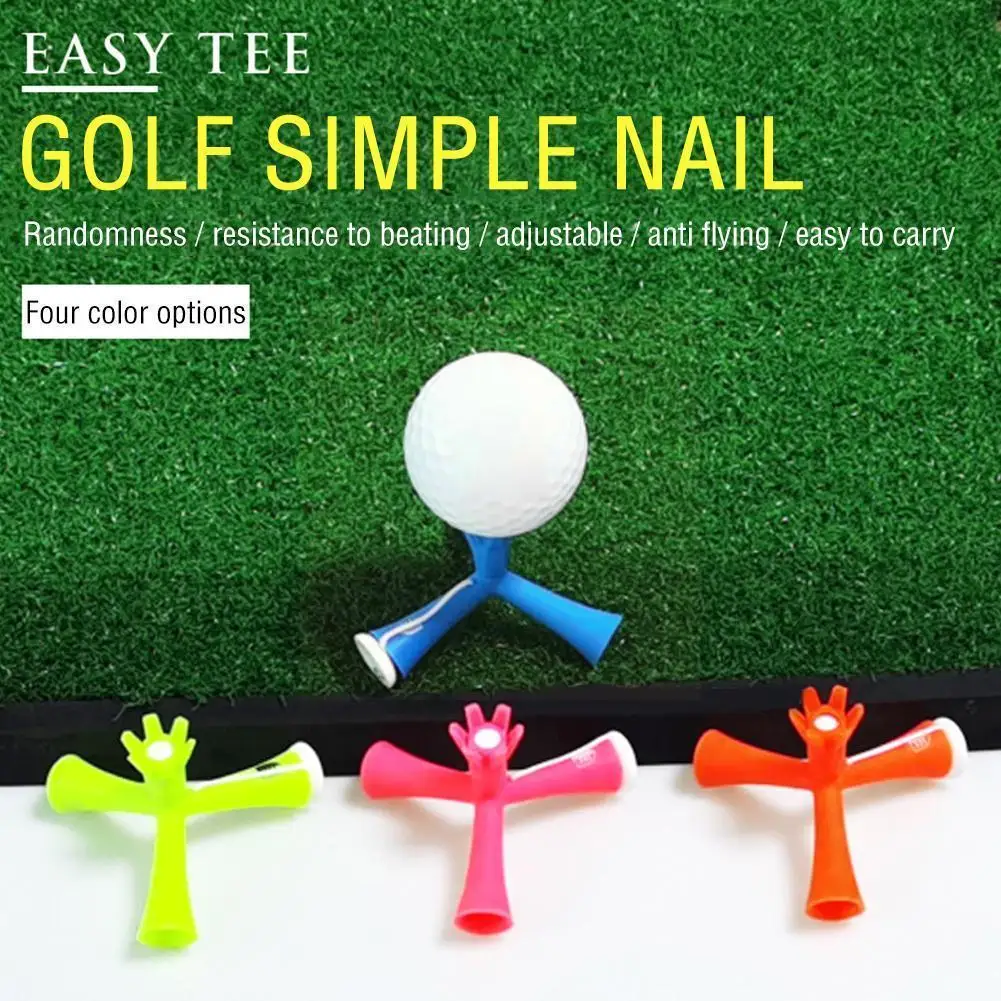 

Sports Anti Flying Adjustable Height Rotating Static Outdoor Self-contained Simple Accessories Practical Tee Golf Mini Tee D7C4