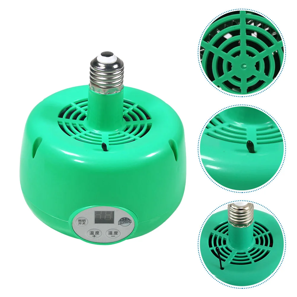 

1pc Chicken Breeding Heating Lamp Heater Fan Heat Light Heat Emitter (Green)