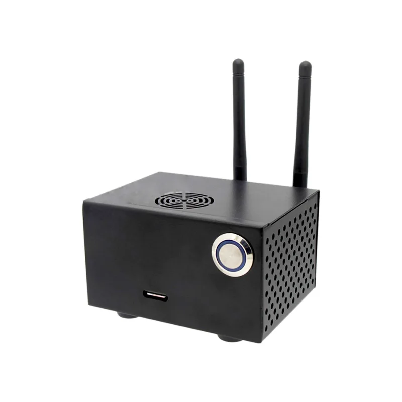 Nvidia Jetson Nano металлический корпус черный N100 с выключателем питания сброс кнопки отверстие антенны