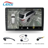 ips qled panel 9 10 inch android auto system 2 din gps navigation universal car dvd player with panoramic 360 camera 4g carplay