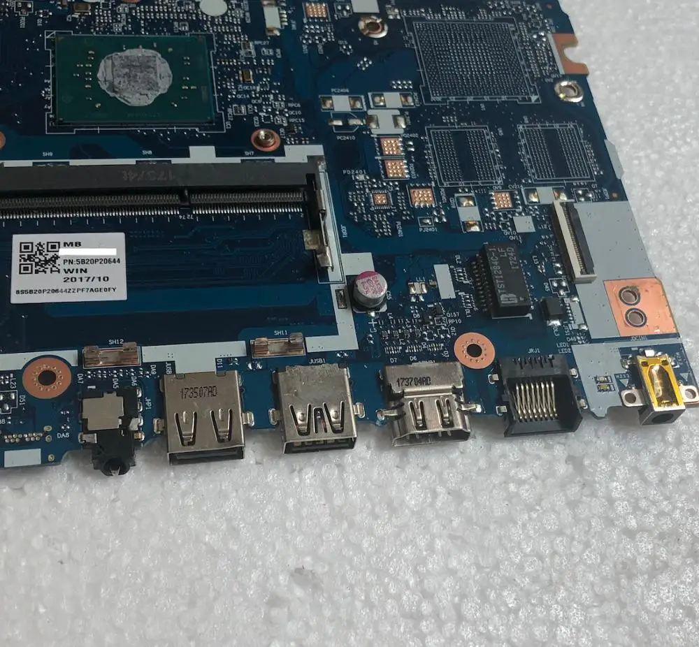 Материнская плата DG424/DG524 для Lenovo 320 15IAP материнская ноутбука 5B20P20644 N3350 100%