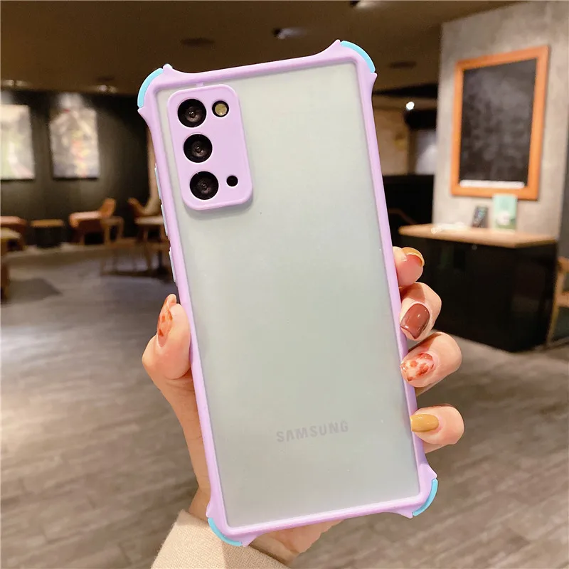 

Shockproof Transparent Phone Cases For Samsung Galaxy A50 A51 A71 A01 A11 A21 A31 A21S A10 A20 A30 A70 M21 A50S M30S Case Cover