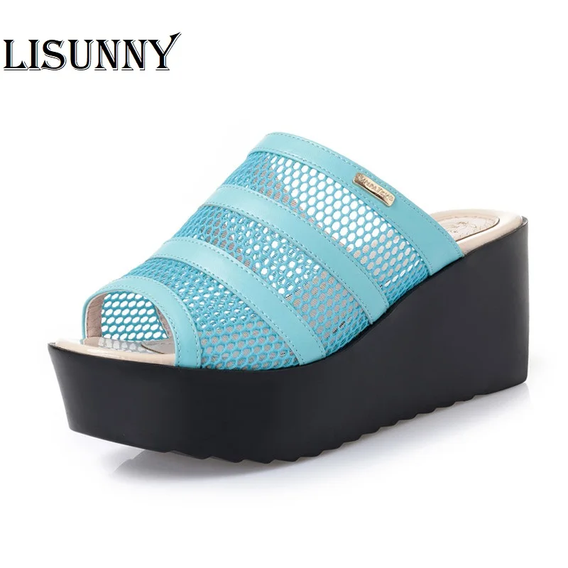 Женские сандалии на платформе новые летние женские тапочки большие размеры 41 42