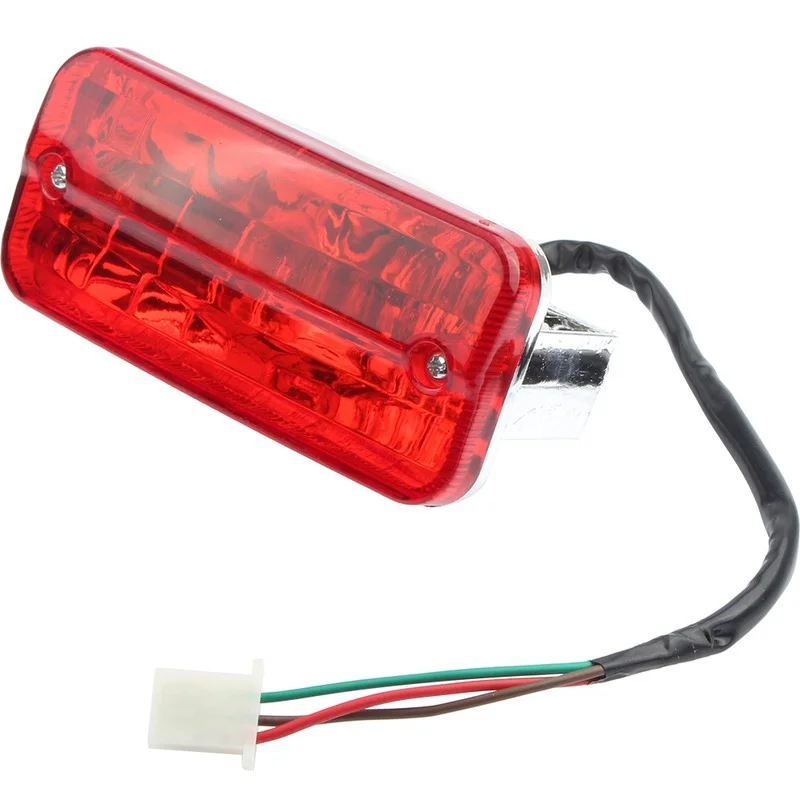 

Tail Brake Light Bulb 50cc 70Cc 90cc 110cc 125cc 150cc 150cc Moped Scooter ATV 4 Wheel Quad Dirt Pit Bike Universal Motorcycle