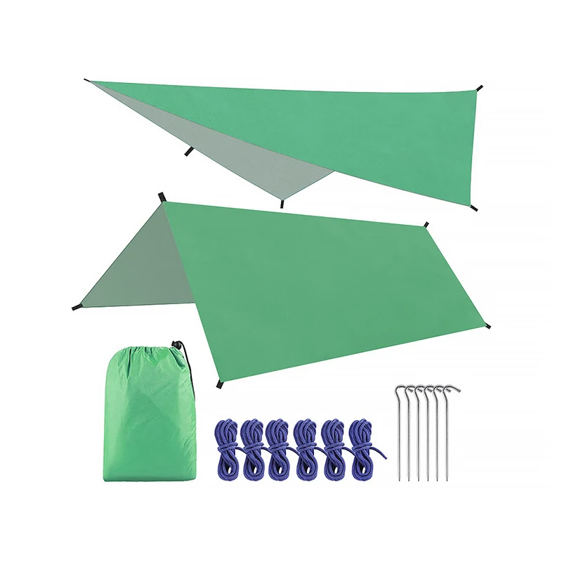 

Multifunctional Tarp Canopy Sunshade Outdoor Camping Hammock Rain Fly Beach Sun Shelter Compact And Portable For Outdoor