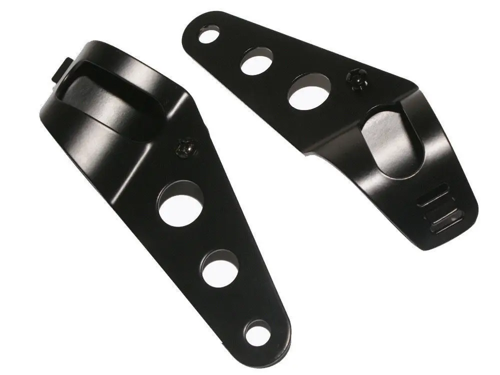 Регулируемые 35 ~ 43 мм черные крепежные кронштейны для фар мотоцикла зажимы