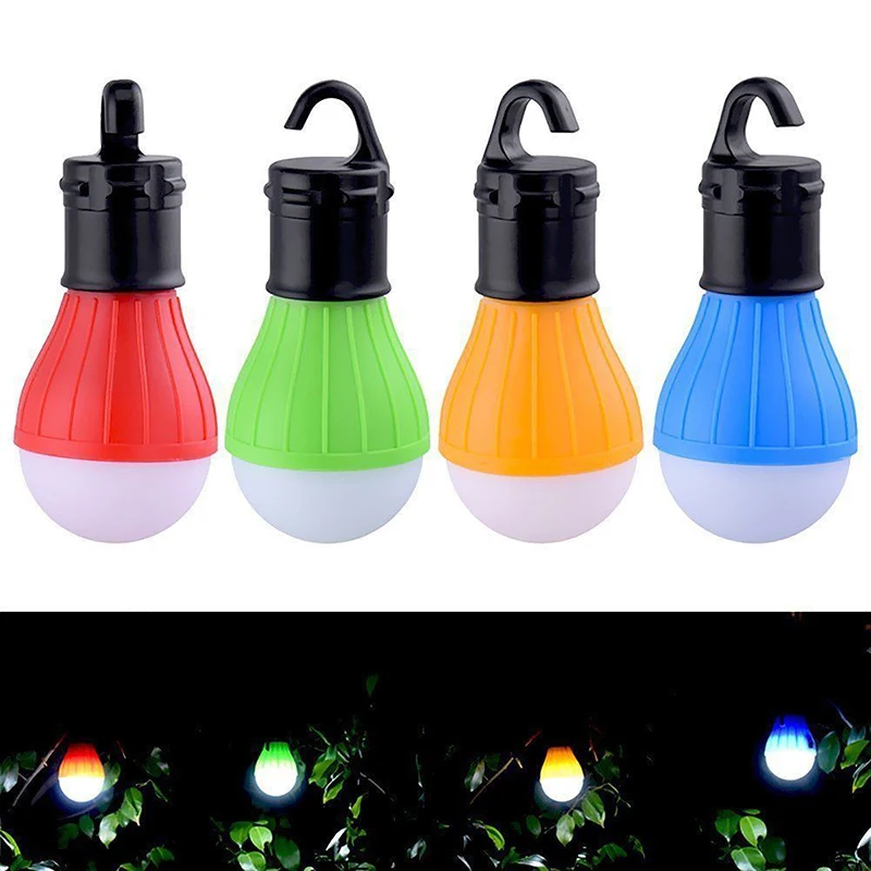 

Portable Outdoor Hanging 3 LED Camping Lantern Soft Light LED Camp Lights Bulb Lamp for Camping Tent Fishing Camping Equipment