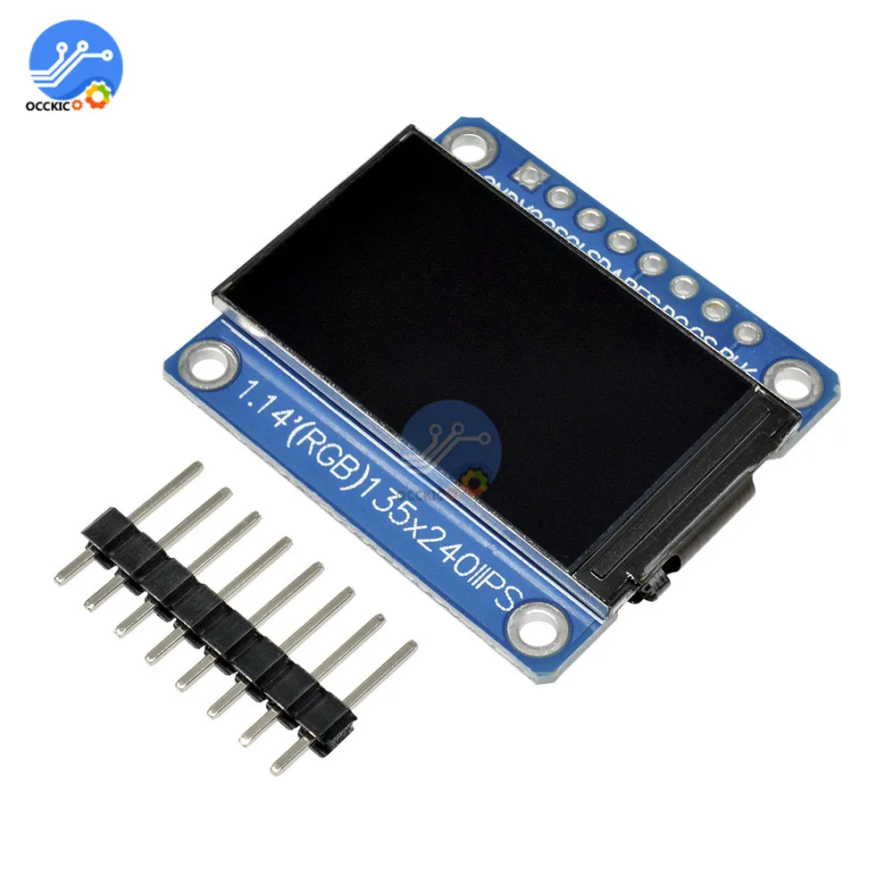 1 14 дюймовый TFT ST7789 драйвер светодиодного O экрана модуль дисплея 135*240 8PIN SPI HD