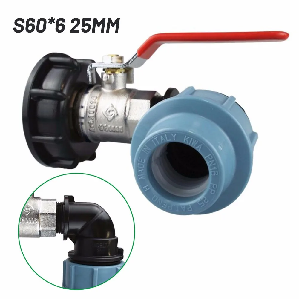 

Watering Parts IBC Tank Adapter Durable Elbow Garden Hose Pipe Plastic