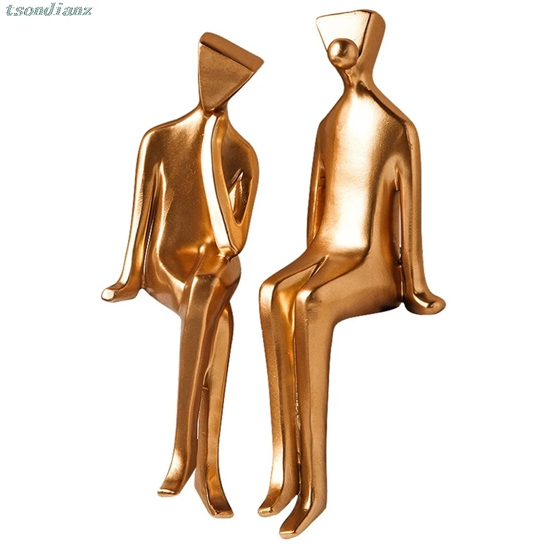 

Nordic Light Luxury Creative Character Decoration Resin Crafts Wine Cabinet Office Home Decoration Decoration Character Model