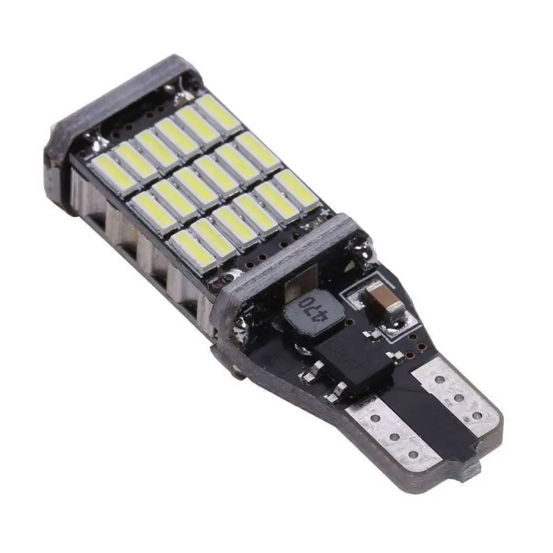 2 шт. супер яркий T15 W16W 921 45 SMD светодиодный 4014 автомобильные лампы светильник для