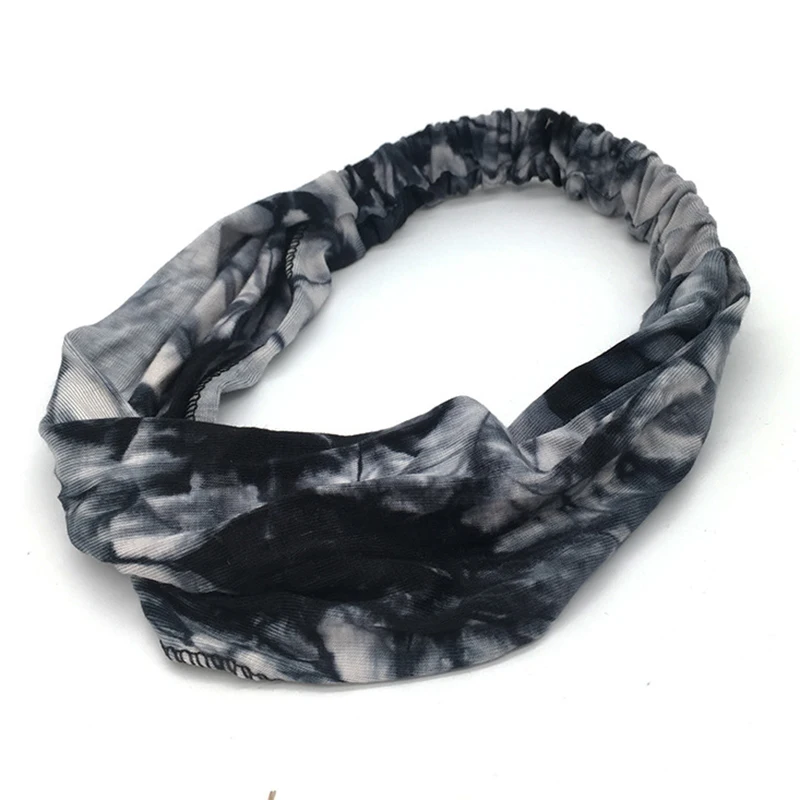 3 шт. женские резинки для волос йоги эластичные широкие повязки на голову цветной