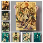 Алмазная вышивка серии Genshin Impact, постеры Xiao Elf, аниме девушка, алмазная живопись, картина, мозаика, Набор для вышивки крестиком