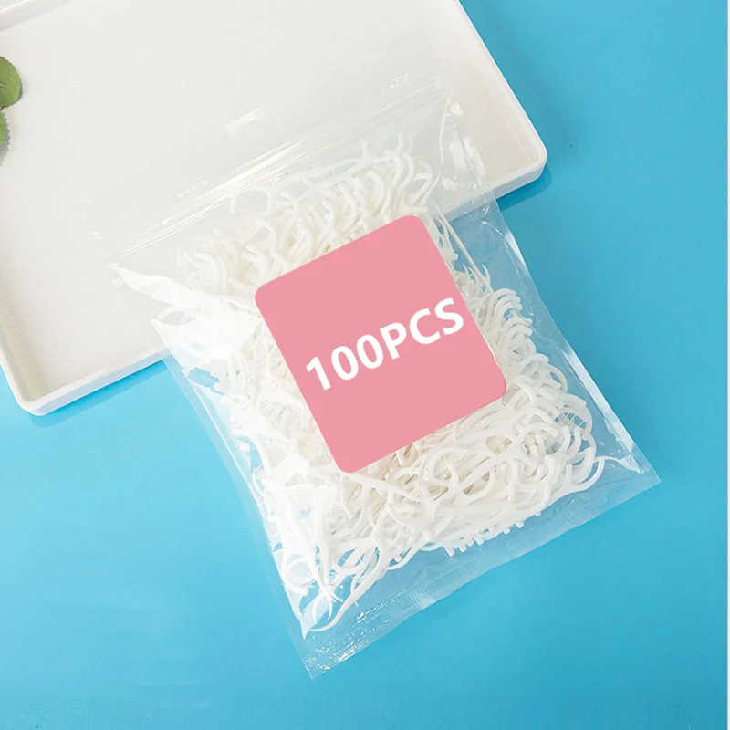 

100pcs/lot Dental Flosser Oral Hygiene Dental Sticks Dental Water Floss Oral Teeth Pick Tooth Picks ABS Floss with Portable Case