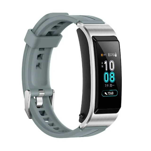 Sport Green huawei Talkband B5 Bluetooth умный Браслет носимые спортивные браслеты сенсорный AMOLED экран вызова наушники - Цвет: Sport Green